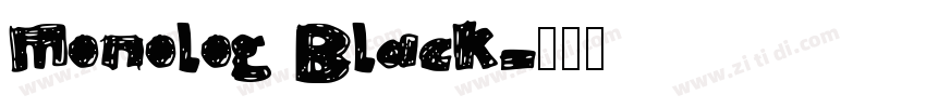 Monolog Black字体转换